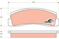 TRW Brake Pads GDB265 - Brake Pads