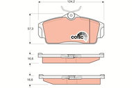 TRW Brake Pads GDB3168 - Brake Pads