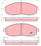 TRW Brake Pads GDB3201 - Brake Pads