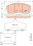TRW Brake Pads GDB4142 - Brake Pads