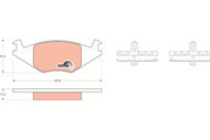 TRW Brake Pads GDB463 - Brake Pads