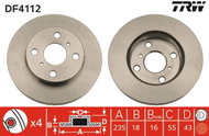 TRW Brake disc DF4112, set of 2 - Brake Disc
