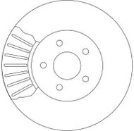 TRW Brake disc DF4147, set of 2 - Brake Disc