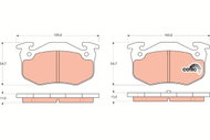 TRW Brake Pads GDB1305 - Brake Pads