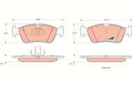 TRW Brake Pads GDB1348 - Brake Pads