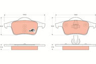 TRW Brake Pads GDB1389 - Brake Pads
