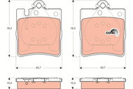 TRW Brake Pads GDB1421 - Brake Pads