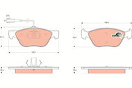 TRW Brake Pads GDB1445 - Brake Pads