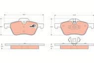 TRW Brake Pads GDB1476 - Brake Pads