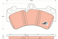 TRW Brake Pads GDB1547 - Brake Pads