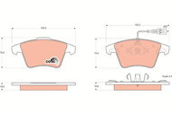 TRW Brake Pads GDB1555 - Brake Pads