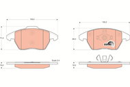 TRW Brake Pads GDB1605 - Brake Pads