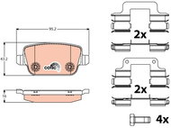 TRW Brake Pads GDB1708 - Brake Pads