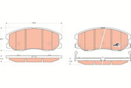 TRW Brake Pads GDB1715 - Brake Pads