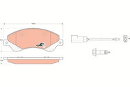 TRW Brake Pads GDB1723 - Brake Pads