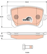 TRW Brake Pads GDB1763 - Brake Pads