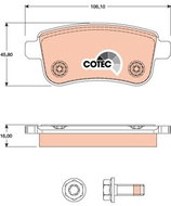 TRW Brake Pads GDB1791 - Brake Pads