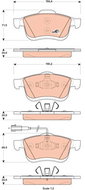 TRW Brake Pads GDB1864 - Brake Pads
