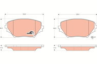 TRW Brake Pads GDB3251 - Brake Pads