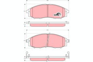 TRW Brake Pads GDB3340 - Brake Pads