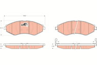 TRW Brake Pads GDB3347 - Brake Pads