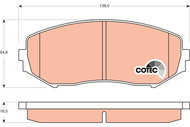 TRW Brake Pads GDB3443 - Brake Pads