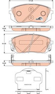 TRW Brake Pads GDB3461 - Brake Pads