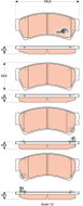 TRW Brake Pads GDB3501 - Brake Pads