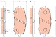 TRW Brake Pads GDB3510 - Brake Pads