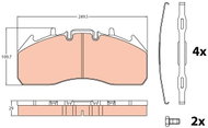 TRW Brake Pads GDB5096 - Brake Pads