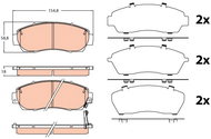 TRW Brake Pads GDB3581 - Brake Pads