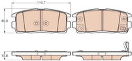 TRW Brake Pads GDB3566 - Brake Pads