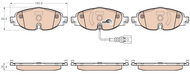 TRW Brake Pads GDB1956 - Brake Pads