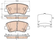 TRW Brake Pads GDB3552 - Brake Pads