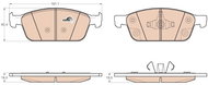 TRW Brake Pads GDB2009 - Brake Pads