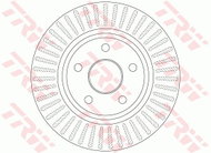 TRW Brake disc DF6251, set of 2 - Brake Disc