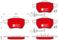 TRW Brake Pads GDB1307DTE - Brake Pads