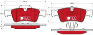 TRW Brake Pads GDB1643DTE - Brake Pads