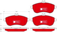 TRW Brake Pads GDB1736DTE - Brake Pads