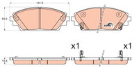 TRW Brake Pads GDB3592 - Brake Pads