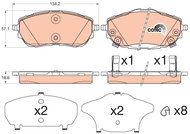 TRW Brake Pads GDB3598 - Brake Pads
