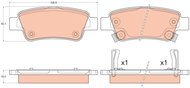 TRW Brake Pads GDB3576 - Brake Pads