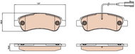 TRW Brake Pads GDB2068 - Brake Pads