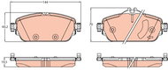 TRW Brake Pads GDB2070 - Brake Pads