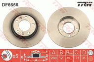 TRW Brake disc DF6656, set of 2 - Brake Disc