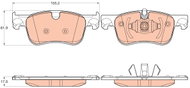 TRW Brake Pads GDB2062 - Brake Pads