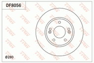 TRW Brake disc DF8056, set of 2 - Brake Disc