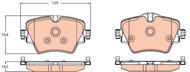 TRW Brake Pads GDB2098 - Brake Pads