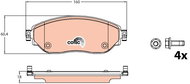 TRW Brake Pads GDB2096 - Brake Pads