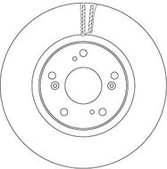 TRW Brake disc DF6689, set of 2 - Brake Disc